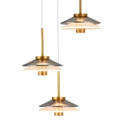 VONN LIGHTING VONN Artisan Verona VAP2313BL 16" Integrated LED ETL Certified Pendant, Height Adjustable Chandelier, Black