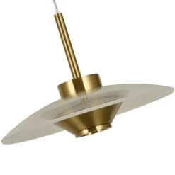 VONN LIGHTING VONN Artisan Ferrara VAP2323AB 16" Integrated LED ETL Certified Pendant, Height Adjustable Chandelier, Antique Brass -VONN LIGHTING VAP2323AB IMAGE WB4