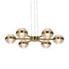 VONN LIGHTING VONN Artisan Milano VAP2336AB 25" Integrated LED ETL Certified Pendant, Height Adjustable Chandelier, Antique Brass -VONN LIGHTING VAP2336AB IMAGE 1 059d598e 0f58 45ee 9ab1 b645ae04c4a3