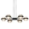 VONN LIGHTING VONN Artisan Milano VAP2336BL 25" Integrated LED ETL Certified Pendant, Height Adjustable Chandelier, Black -VONN LIGHTING VAP2336BL IMAGE 1