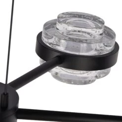 VONN LIGHTING VONN Artisan Milano VAP2336BL 25" Integrated LED ETL Certified Pendant, Height Adjustable Chandelier, Black -VONN LIGHTING VAP2336BL IMAGE WB5