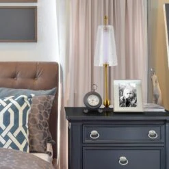 VONN LIGHTING VONN Artisan Toscana VAT6101AB 20" Height Integrated LED ETL Certified Table Lamp With Touch Base Dimming -VONN LIGHTING VAT6101AB IMAGE 3