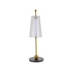 VONN LIGHTING VONN Artisan Toscana VAT6101AB 20" Height Integrated LED ETL Certified Table Lamp With Touch Base Dimming -VONN LIGHTING VAT6101AB IMAGE WB2