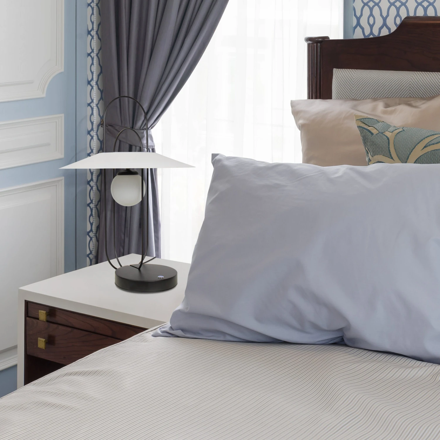 VONN LIGHTING VONN Artisan Lyra VAT6271BL 24" Height Integrated LED ETL Certified Table Lamp With Touch Sensor Dimming 4 VONN LIGHTING VONN Artisan Lyra VAT6271BL 24" Height Integrated LED ETL Certified Table Lamp With Touch Sensor Dimming - Image 2