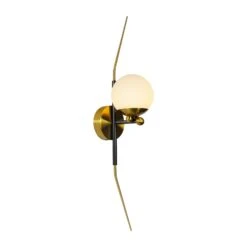 VONN LIGHTING VONN Artisan Chianti VAW1121AB 6" Integrated LED ETL Certified Wall Sconce Light With Glass Shade