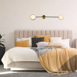 VONN LIGHTING VONN Artisan Torino VAW1192AB 39" Integrated LED ETL Certified Wall Sconce, Rotating LED Circular Disks, Antique Brass -VONN LIGHTING VAW1192AB IMAGE 3