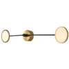 VONN LIGHTING VONN Artisan Torino VAW1192AB 39" Integrated LED ETL Certified Wall Sconce, Rotating LED Circular Disks, Antique Brass