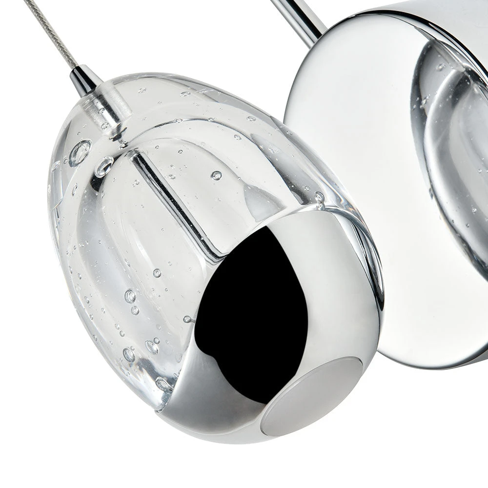 VONN LIGHTING VONN Artisan Venezia VAW1201CH 5" Integrated LED ETL Certified Wall Sconce Light With Clear Glass Shade, Chrome 10 VONN LIGHTING VONN Artisan Venezia VAW1201CH 5" Integrated LED ETL Certified Wall Sconce Light With Clear Glass Shade, Chrome - Image 8