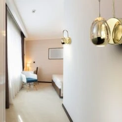 VONN LIGHTING VONN Artisan Venezia VAW1201GL 5" Integrated LED ETL Certified Wall Sconce Light With Glass Shade, Gold 17 VONN LIGHTING VONN Artisan Venezia VAW1201GL 5" Integrated LED ETL Certified Wall Sconce Light With Glass Shade, Gold -VONN LIGHTING VAW1201GL IMAGE 5