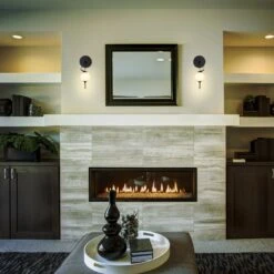 VONN LIGHTING VONN Artisan Lecce VAW1221BL 5" Integrated LED ETL Certified Wall Sconce Light With Glass Shade In Black -VONN LIGHTING VAW1221BL IMAGE 3