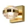 VONN LIGHTING VONN Artisan Milano VAW1331AB 6" 1-Light Integrated LED ETL Certified Wall Sconce, Antique Brass