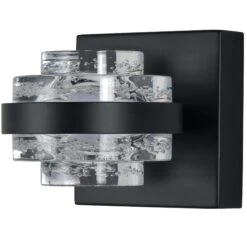 VONN LIGHTING VONN Artisan Milano VAW1331BL 6" 1-Light Integrated LED ETL Certified Wall Sconce Lighting, Black -VONN LIGHTING VAW1331BL IMAGE 1