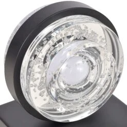 VONN LIGHTING VONN Artisan Milano VAW1331BL 6" 1-Light Integrated LED ETL Certified Wall Sconce Lighting, Black -VONN LIGHTING VAW1331BL IMAGE WB4