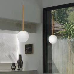 VONN LIGHTING VONN Capri VCP2101AB 5" 1-Light Integrated LED ETL Certified Height Adjustable Pendant, With Glass Shade, Black -VONN LIGHTING VCP2101AB IMAGE 3