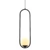 VONN LIGHTING VONN Capri VCP2105BL 7" Integrated LED ETL Certified Height Adjustable Pendant With Glass Shade In Black -VONN LIGHTING VCP2105BL IMAGE 1