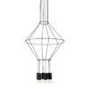 VONN LIGHTING VONN Expression VEP2820617BL 17.75" 6-Light ETL Certified Integrated LED Height Adjustable Pendant In Black -VONN LIGHTING VEP2820617BL IMAGE 1