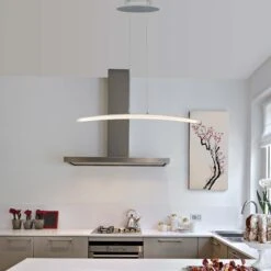 VONN LIGHTING VONN Haeidi VMC31510AL 32" LED Chandelier, Adjustable Suspension Fixture, Modern Linear Chandelier Light, Silver -VONN LIGHTING VMC31510AL IMAGE 5