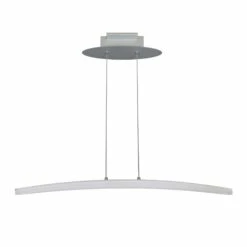 VONN LIGHTING VONN Haeidi VMC31510AL 32" LED Chandelier, Adjustable Suspension Fixture, Modern Linear Chandelier Light, Silver -VONN LIGHTING VMC31510AL IMAGE WB2