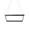 VONN LIGHTING VONN Atria VMC31620BL 20" Integrated LED ETL Certified Square Chandelier Pendant Height Adjustable Chandelier In Black