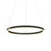 VONN LIGHTING VONN Tania VMC31640BL 24" Integrated LED ETL Certified Pendant Height Adjustable Ring Chandelier In Black -VONN LIGHTING VMC31640BL IMAGE 1 93df048e 56aa 4b2c b69e 28ca42579a63