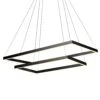 VONN LIGHTING VONN Atria Duo VMC31710BL 29" Integrated LED ETL Certified Square Chandelier Height Adjustable Pendant In Black -VONN LIGHTING VMC31710BL IMAGE 1