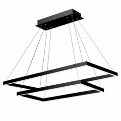VONN LIGHTING VONN Atria Duo VMC31710BL 29" Integrated LED ETL Certified Square Chandelier Height Adjustable Pendant In Black 19 VONN LIGHTING VONN Atria Duo VMC31710BL 29" Integrated LED ETL Certified Square Chandelier Height Adjustable Pendant In Black -VONN LIGHTING VMC31710BL IMAGE WB1