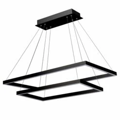 VONN LIGHTING VONN Atria Duo VMC31710BL 29" Integrated LED ETL Certified Square Chandelier Height Adjustable Pendant In Black 20 VONN LIGHTING VONN Atria Duo VMC31710BL 29" Integrated LED ETL Certified Square Chandelier Height Adjustable Pendant In Black -VONN LIGHTING VMC31710BL IMAGE WB2
