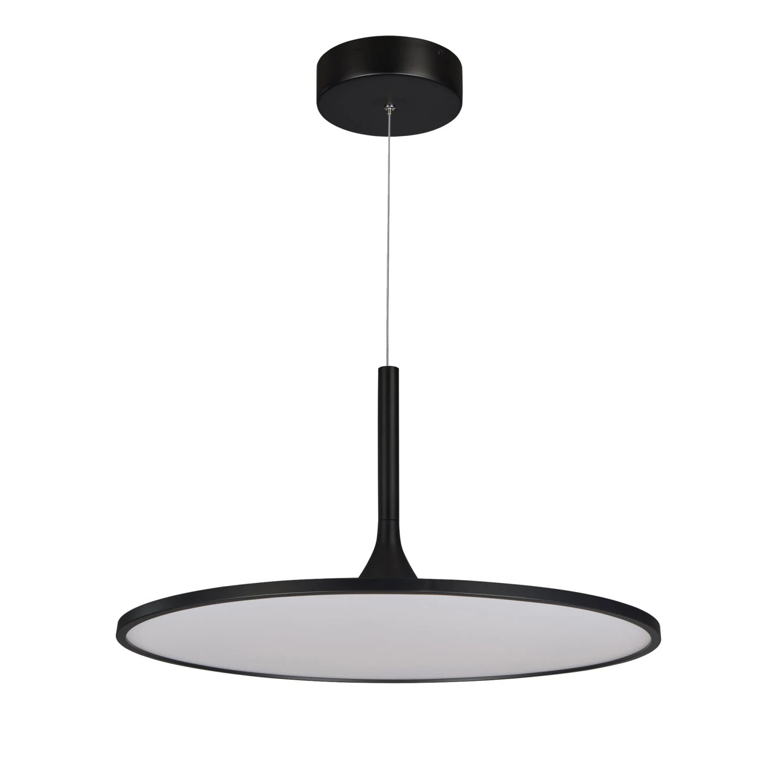 VONN LIGHTING VONN Salm VMC31820BL 24" Integrated LED ETL Certified Pendant, Height Adjustable Disc Chandelier In Black 13 VONN LIGHTING VONN Salm VMC31820BL 24" Integrated LED ETL Certified Pendant, Height Adjustable Disc Chandelier In Black - Image 11