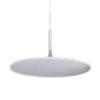 VONN LIGHTING VONN Salm VMC31820SW 24" Integrated LED ETL Certified Pendant, Height Adjustable Disc Chandelier In White