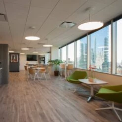 VONN LIGHTING VONN Salm VMC31820SW 24" Integrated LED ETL Certified Pendant, Height Adjustable Disc Chandelier In White -VONN LIGHTING VMC31820SW IMAGE 3