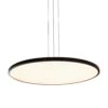 VONN LIGHTING VONN Salm VMC31840BL 24" Integrated LED ETL Certified Pendant Light Height Adjustable Disc Chandelier, Black