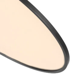 VONN LIGHTING VONN Salm VMC31840BL 24" Integrated LED ETL Certified Pendant Light Height Adjustable Disc Chandelier, Black -VONN LIGHTING VMC31840BL IMAGE WB2