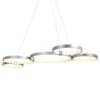 VONN LIGHTING VONN Capella VMC32410AL 50" Integrated LED ETL Certified Chandelier Height Adjustable Ring Pendant In Silver -VONN LIGHTING VMC32410AL IMAGE 1