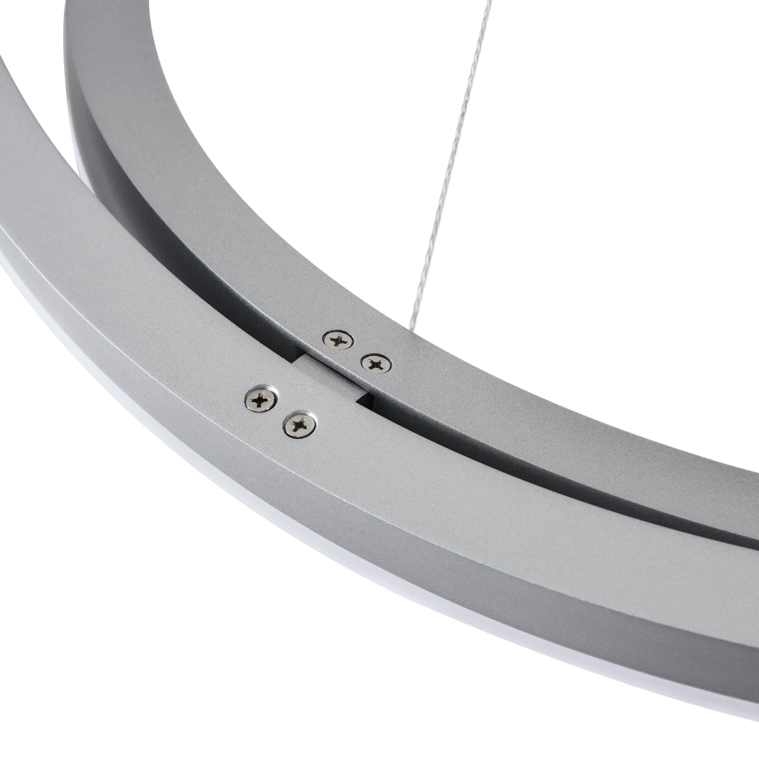 VONN LIGHTING VONN Tania Trio VMC32500AL 32" Integrated LED ETL Certified Ring Chandelier Height Adjustable Silver Pendant 12 VONN LIGHTING VONN Tania Trio VMC32500AL 32" Integrated LED ETL Certified Ring Chandelier Height Adjustable Silver Pendant - Image 10