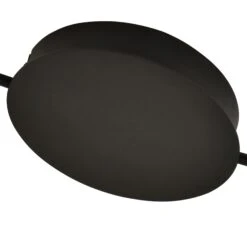 VONN LIGHTING VONN Tania VMC33223BL 23" 100-277V Integrated LED ETL Certified Pendant, Height Adjustable Ring Chandelier, Black -VONN LIGHTING VMC33223BL IMAGE WB6