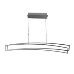 VONN LIGHTING VONN Sirius VMC33440AL 46" ETL Certified Integrated LED Pendant, Height Adjustable Chandelier In Silver -VONN LIGHTING VMC33440AL IMAGE WB2