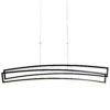 VONN LIGHTING VONN Sirius VMC33440BL 46" ETL Certified Integrated LED Pendant, Height Adjustable Chandelier In Black -VONN LIGHTING VMC33440BL IMAGE 1