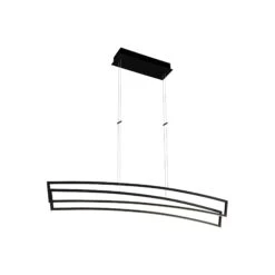 VONN LIGHTING VONN Sirius VMC33440BL 46" ETL Certified Integrated LED Pendant, Height Adjustable Chandelier In Black -VONN LIGHTING VMC33440BL IMAGE WB1