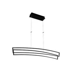 VONN LIGHTING VONN Sirius VMC33440BL 46" ETL Certified Integrated LED Pendant, Height Adjustable Chandelier In Black -VONN LIGHTING VMC33440BL IMAGE WB2