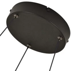 VONN LIGHTING VONN Artisan Ellegi VMC34224BL 24" Integrated LED ETL Certified Pendant, Height Adjustable Chandelier, Black -VONN LIGHTING VMC34224BL IMAGE WB6