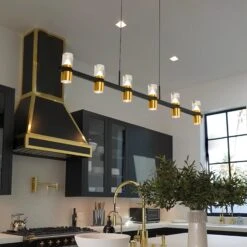 VONN LIGHTING VONN Artisan Ellegi VMC34247BL 47" Integrated LED ETL Certified Pendant, Height Adjustable Chandelier, Black 17 VONN LIGHTING VONN Artisan Ellegi VMC34247BL 47" Integrated LED ETL Certified Pendant, Height Adjustable Chandelier, Black -VONN LIGHTING VMC34247BL IMAGE 4