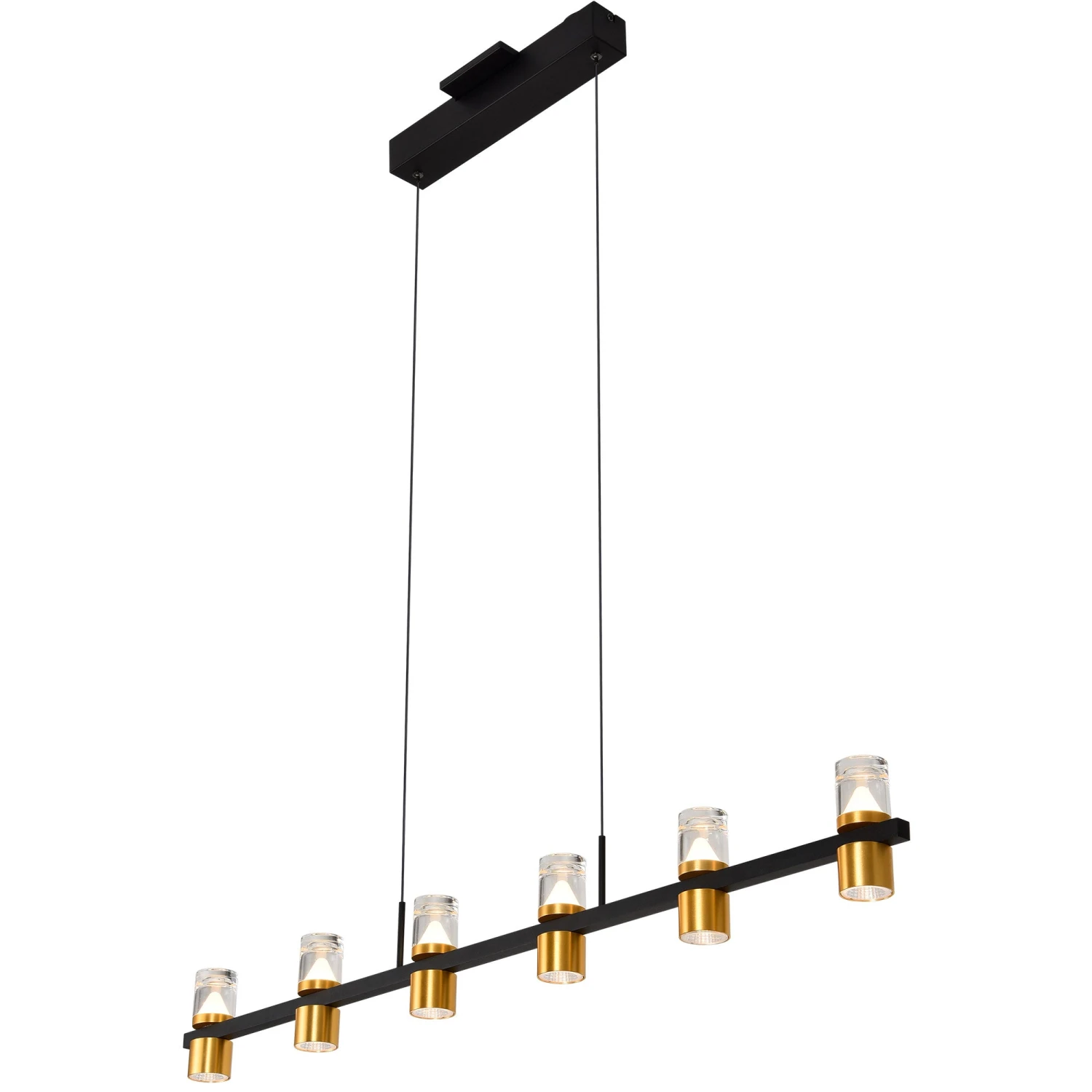 VONN LIGHTING VONN Artisan Ellegi VMC34247BL 47" Integrated LED ETL Certified Pendant, Height Adjustable Chandelier, Black 9 VONN LIGHTING VONN Artisan Ellegi VMC34247BL 47" Integrated LED ETL Certified Pendant, Height Adjustable Chandelier, Black - Image 7