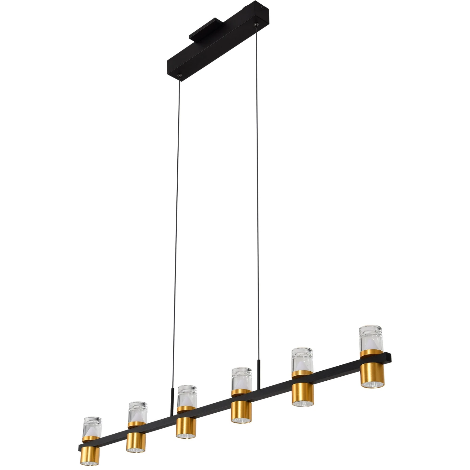 VONN LIGHTING VONN Artisan Ellegi VMC34247BL 47" Integrated LED ETL Certified Pendant, Height Adjustable Chandelier, Black 10 VONN LIGHTING VONN Artisan Ellegi VMC34247BL 47" Integrated LED ETL Certified Pendant, Height Adjustable Chandelier, Black - Image 8