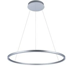 VONN LIGHTING VONN Tania VMC34911AL 39" ETL Certified Integrated LED Ring Chandelier Height Adjustable Pendant In Silver -VONN LIGHTING VMC34911AL IMAGE WB1 1