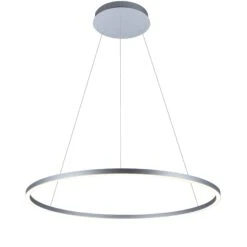 VONN LIGHTING VONN Tania VMC34911AL 39" ETL Certified Integrated LED Ring Chandelier Height Adjustable Pendant In Silver -VONN LIGHTING VMC34911AL IMAGE WB2 1