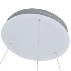 VONN LIGHTING VONN Tania VMC34911AL 39" ETL Certified Integrated LED Ring Chandelier Height Adjustable Pendant In Silver -VONN LIGHTING VMC34911AL IMAGE WB5 1