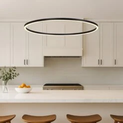 VONN LIGHTING VONN Tania VMC34911BL 39" ETL Certified Integrated LED Ring Chandelier Height Adjustable Pendant In Black 20 VONN LIGHTING VONN Tania VMC34911BL 39" ETL Certified Integrated LED Ring Chandelier Height Adjustable Pendant In Black -VONN LIGHTING VMC34911BL 9