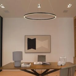 VONN LIGHTING VONN Tania VMC34911BL 39" ETL Certified Integrated LED Ring Chandelier Height Adjustable Pendant In Black 23 VONN LIGHTING VONN Tania VMC34911BL 39" ETL Certified Integrated LED Ring Chandelier Height Adjustable Pendant In Black -VONN LIGHTING VMC34911BL IMAGE 7