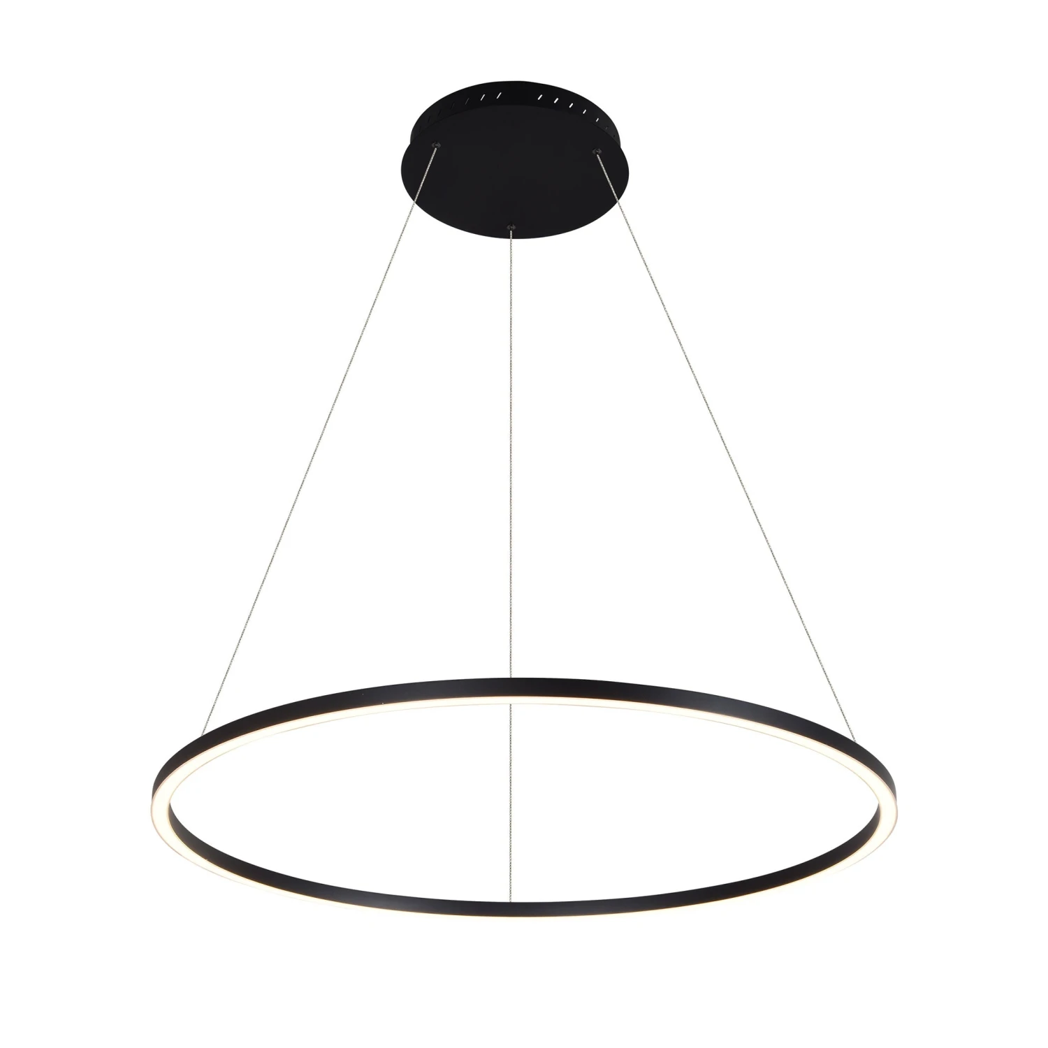 VONN LIGHTING VONN Tania VMC34911BL 39" ETL Certified Integrated LED Ring Chandelier Height Adjustable Pendant In Black 11 VONN LIGHTING VONN Tania VMC34911BL 39" ETL Certified Integrated LED Ring Chandelier Height Adjustable Pendant In Black - Image 9