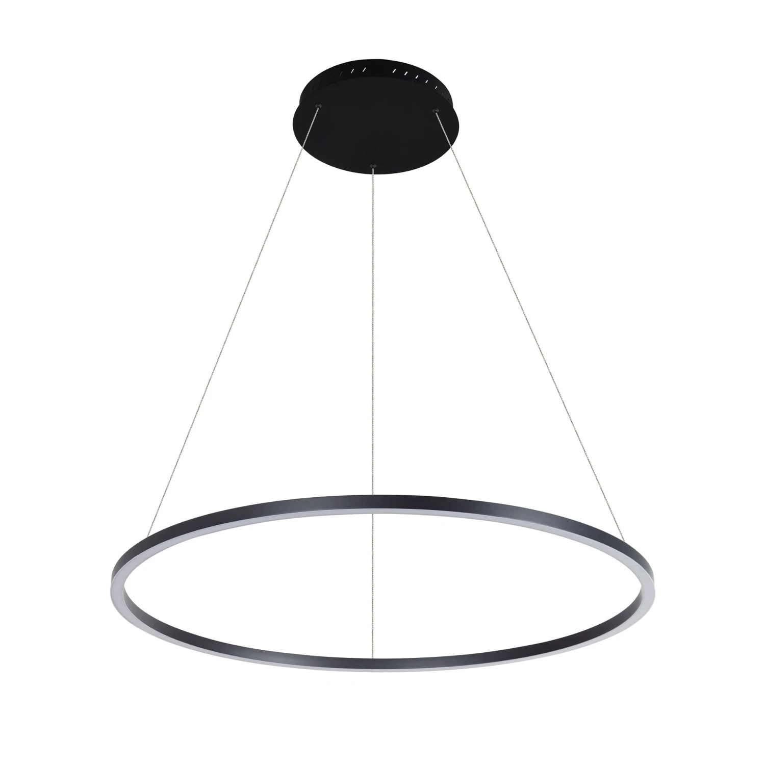 VONN LIGHTING VONN Tania VMC34911BL 39" ETL Certified Integrated LED Ring Chandelier Height Adjustable Pendant In Black 12 VONN LIGHTING VONN Tania VMC34911BL 39" ETL Certified Integrated LED Ring Chandelier Height Adjustable Pendant In Black - Image 10
